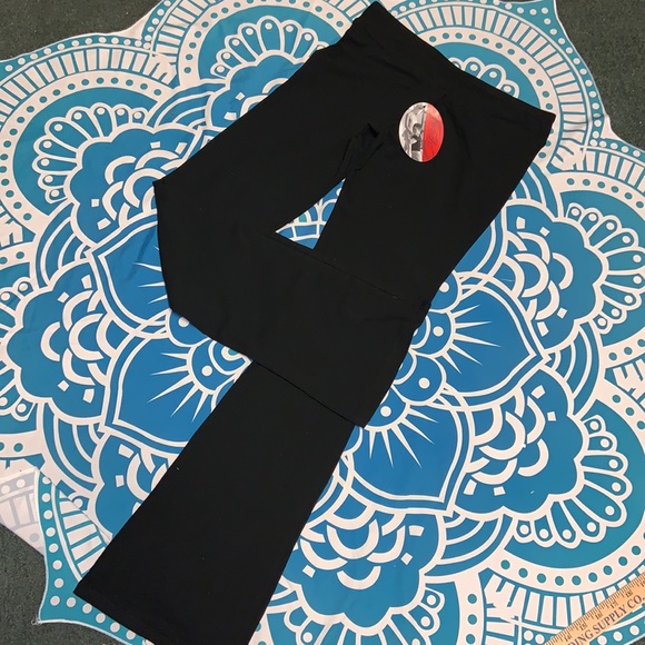 Capezio black jazz pants J4 large cotton new with tags - Picture 5 of 6